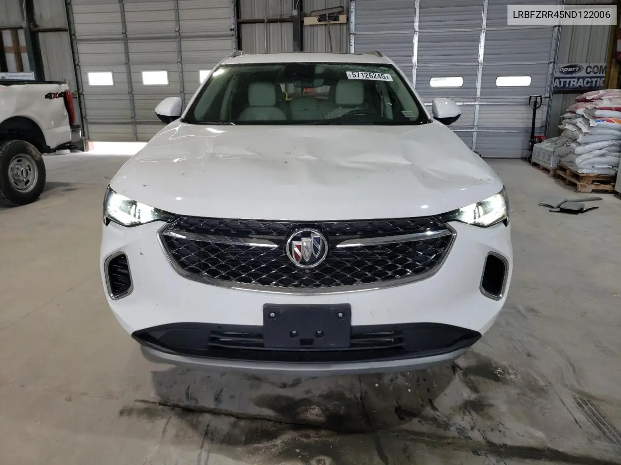 2022 Buick Envision Avenir VIN: LRBFZRR45ND122006 Lot: 57126245