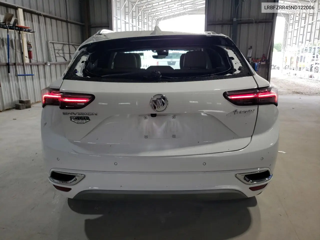 2022 Buick Envision Avenir VIN: LRBFZRR45ND122006 Lot: 57126245