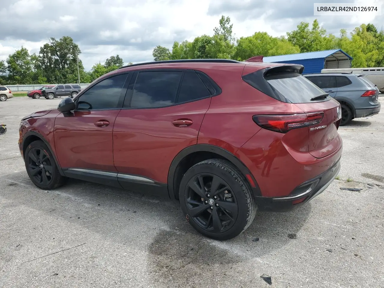 2022 Buick Envision Preferred VIN: LRBAZLR42ND126974 Lot: 62679225