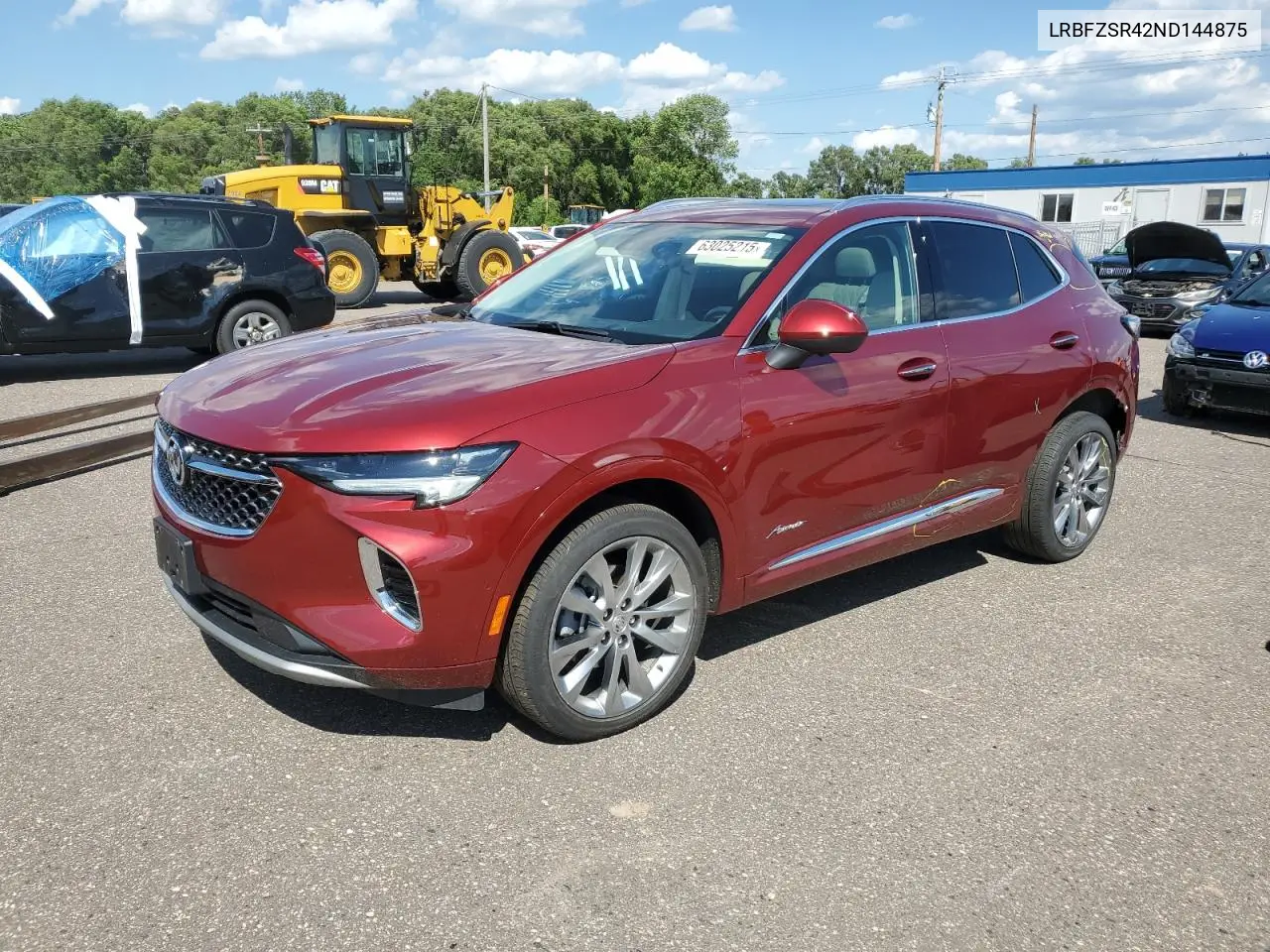 2022 Buick Envision Avenir VIN: LRBFZSR42ND144875 Lot: 63025215