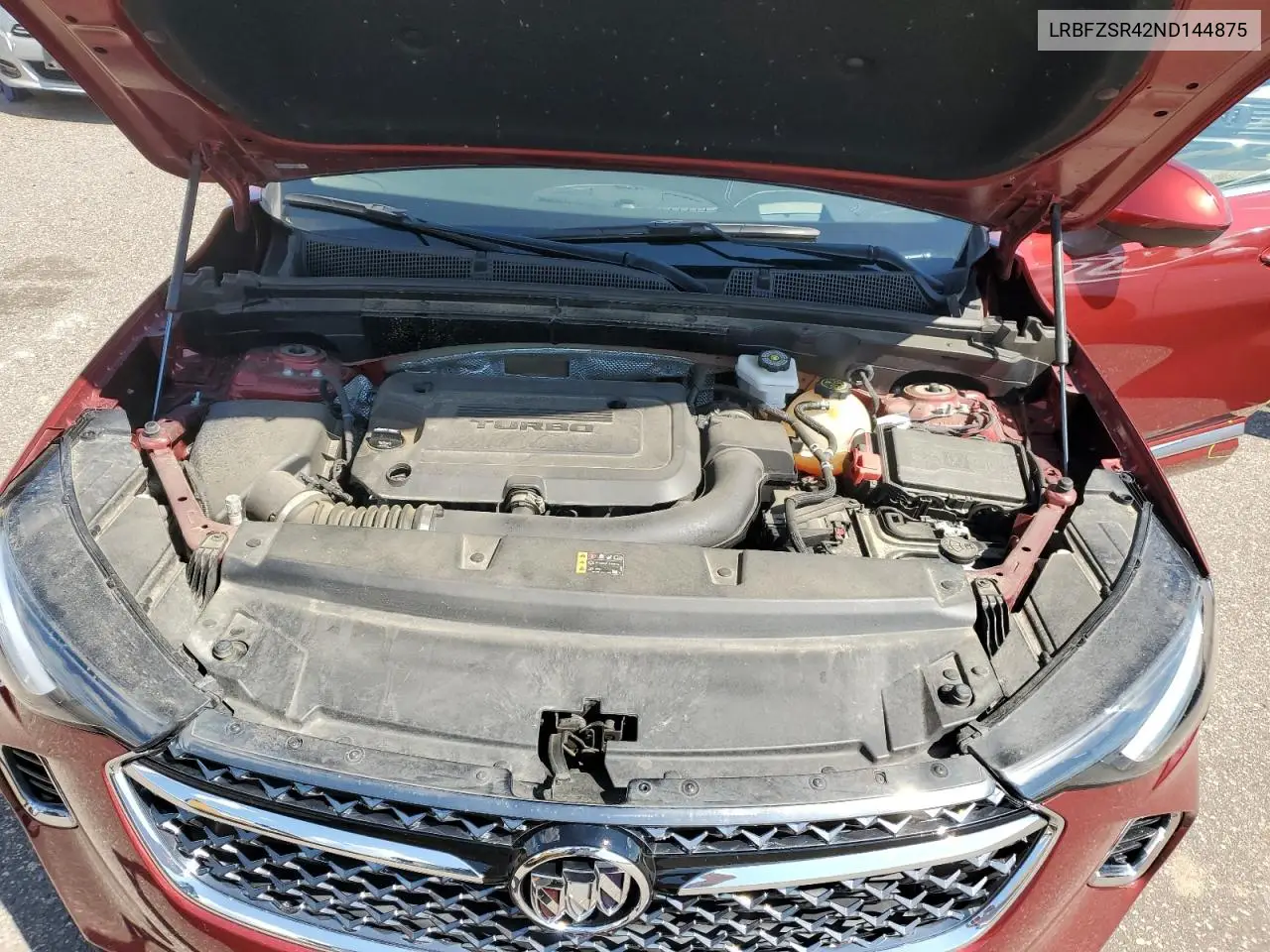 2022 Buick Envision Avenir VIN: LRBFZSR42ND144875 Lot: 63025215