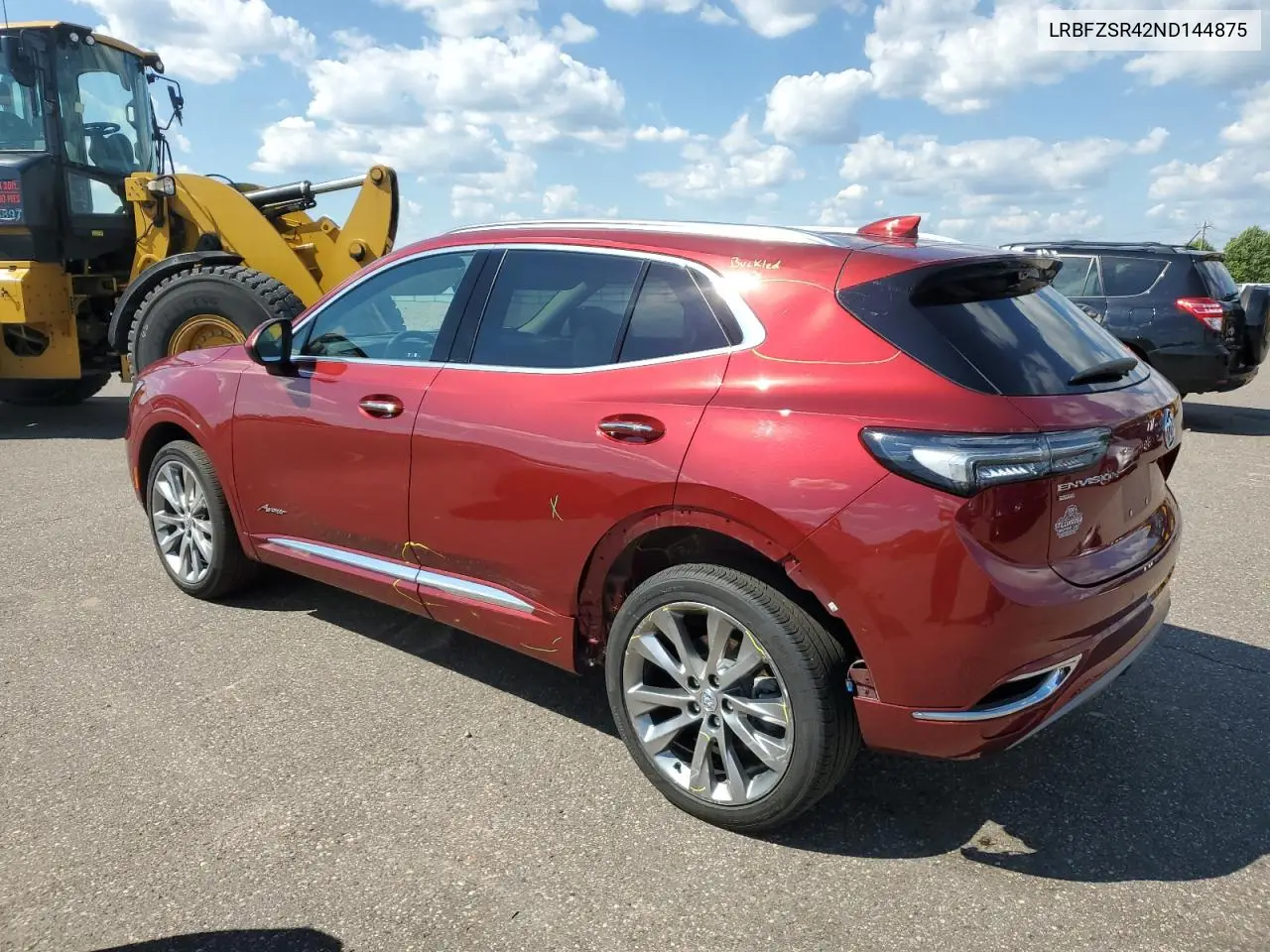 2022 Buick Envision Avenir VIN: LRBFZSR42ND144875 Lot: 63025215