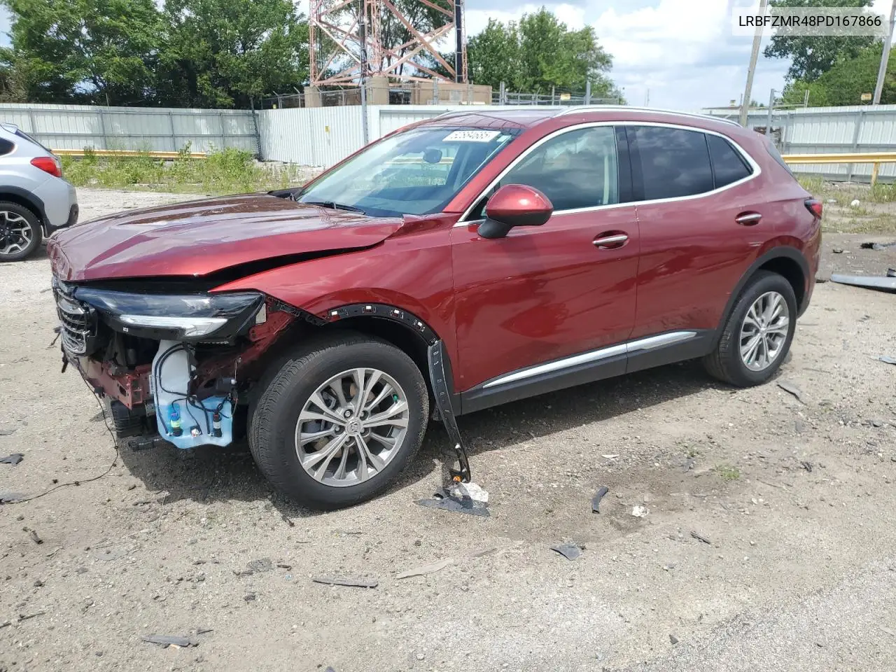 2023 Buick Envision Preferred VIN: LRBFZMR48PD167866 Lot: 62884685