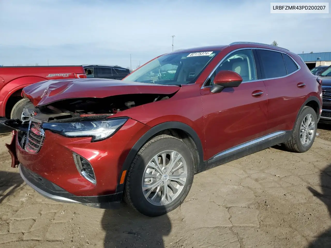 2023 Buick Envision Preferred VIN: LRBFZMR43PD200207 Lot: 82175374