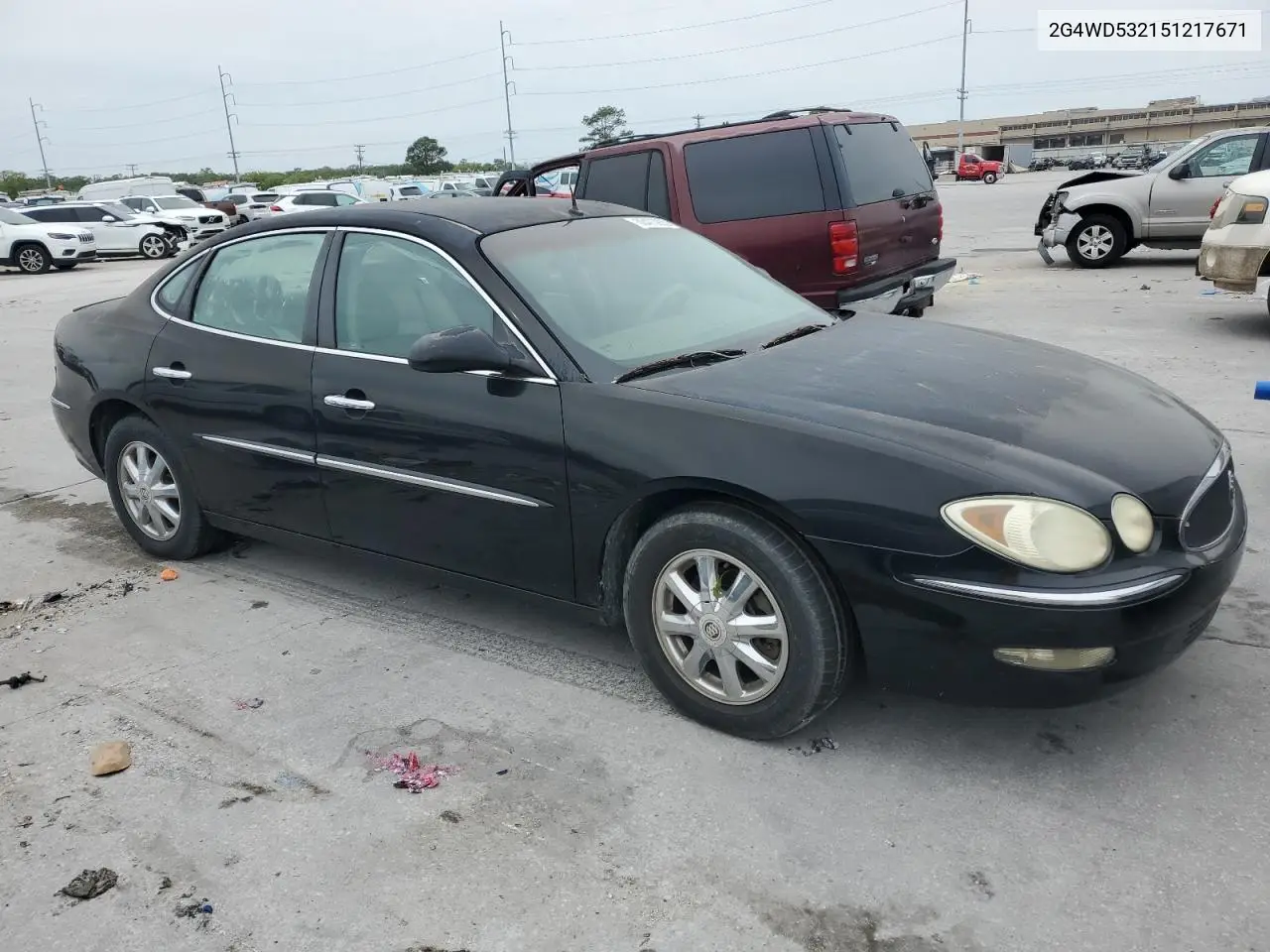 2005 Buick Lacrosse Cxl VIN: 2G4WD532151217671 Lot: 50473935