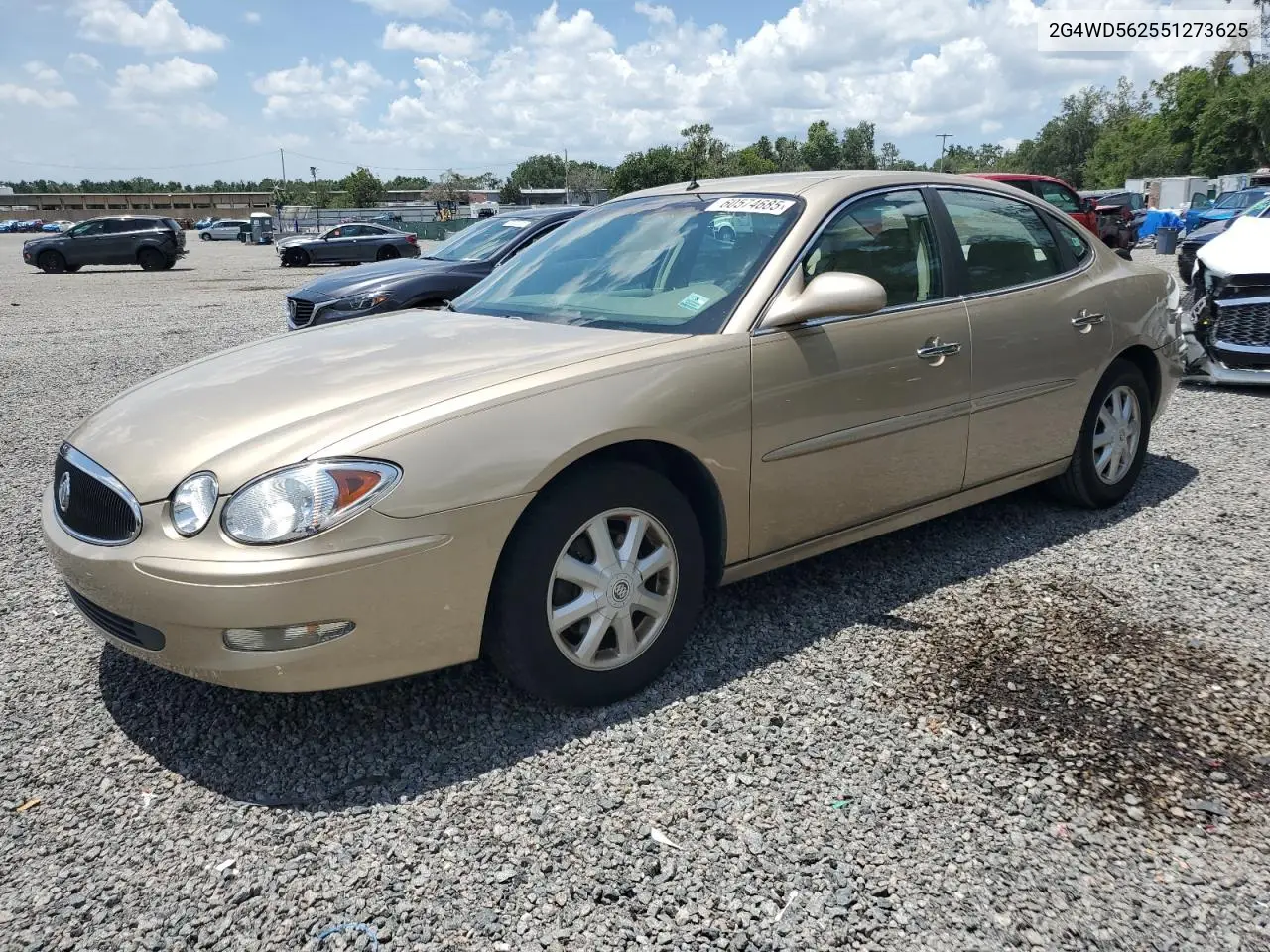 2005 Buick Lacrosse Cxl VIN: 2G4WD562551273625 Lot: 60574685