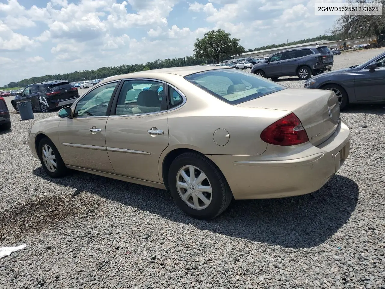 2005 Buick Lacrosse Cxl VIN: 2G4WD562551273625 Lot: 60574685