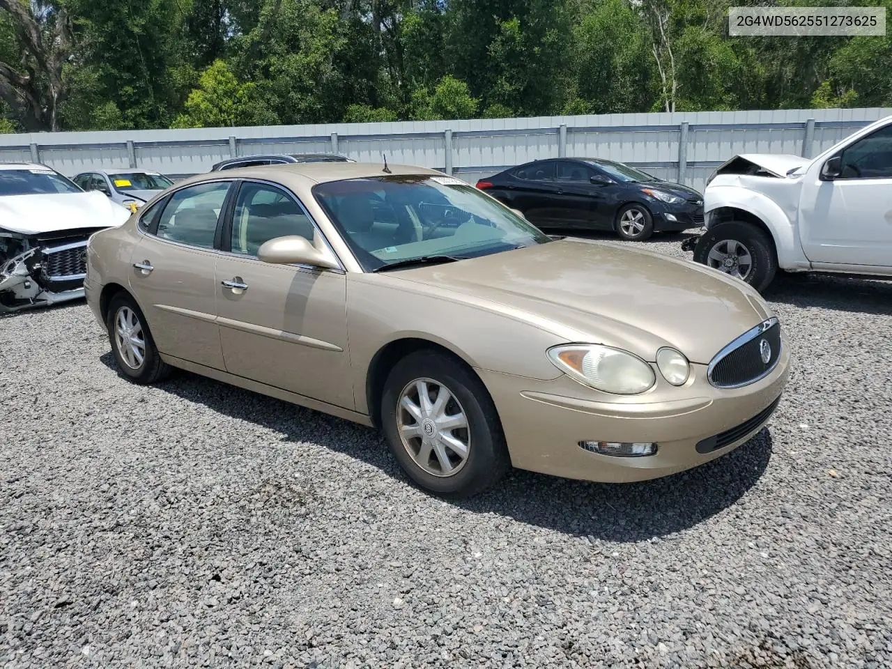 2005 Buick Lacrosse Cxl VIN: 2G4WD562551273625 Lot: 60574685