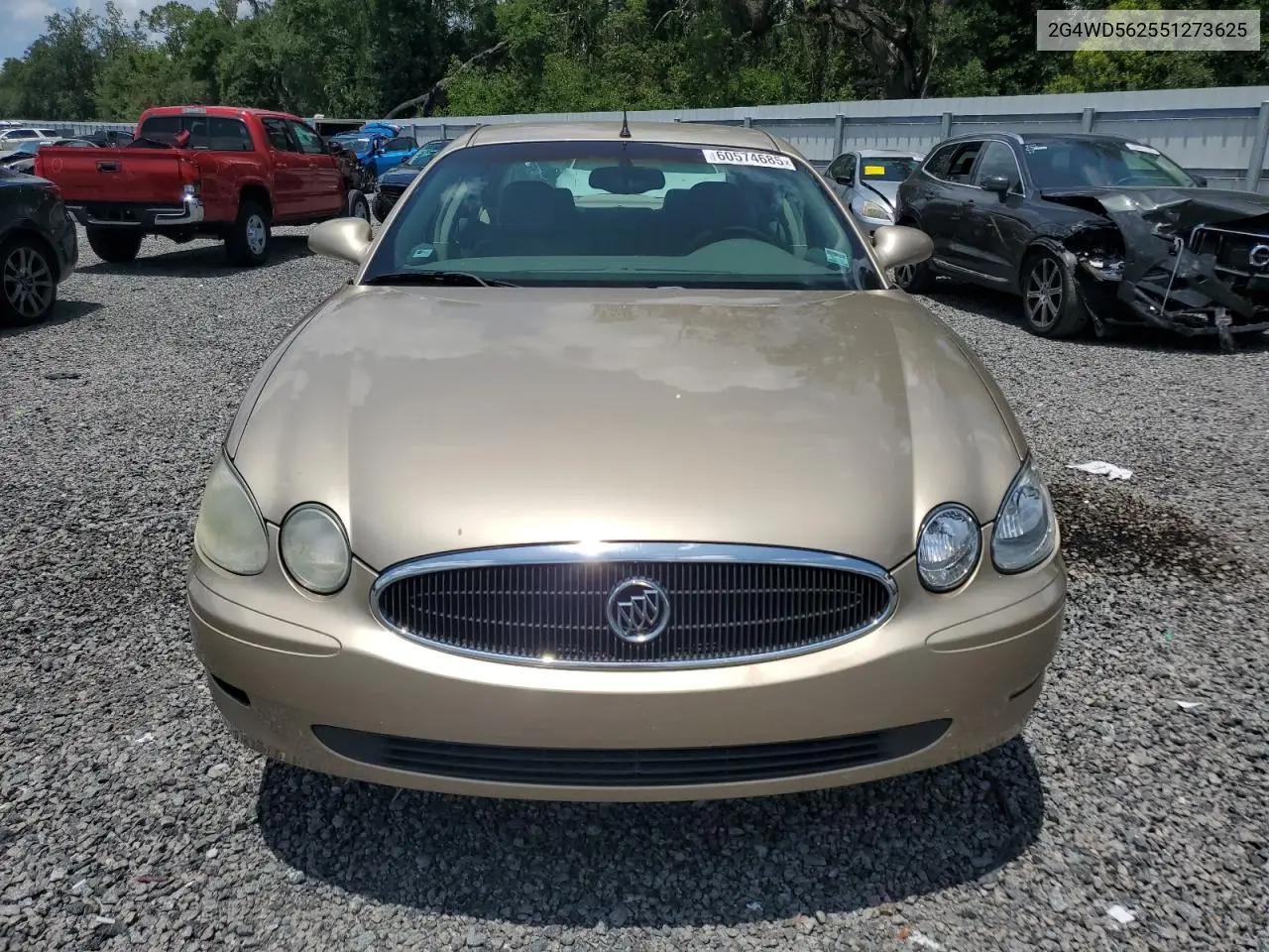 2005 Buick Lacrosse Cxl VIN: 2G4WD562551273625 Lot: 60574685