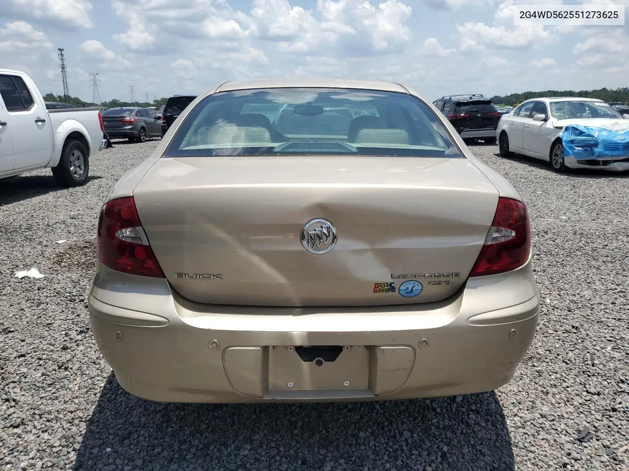 2005 Buick Lacrosse Cxl VIN: 2G4WD562551273625 Lot: 60574685