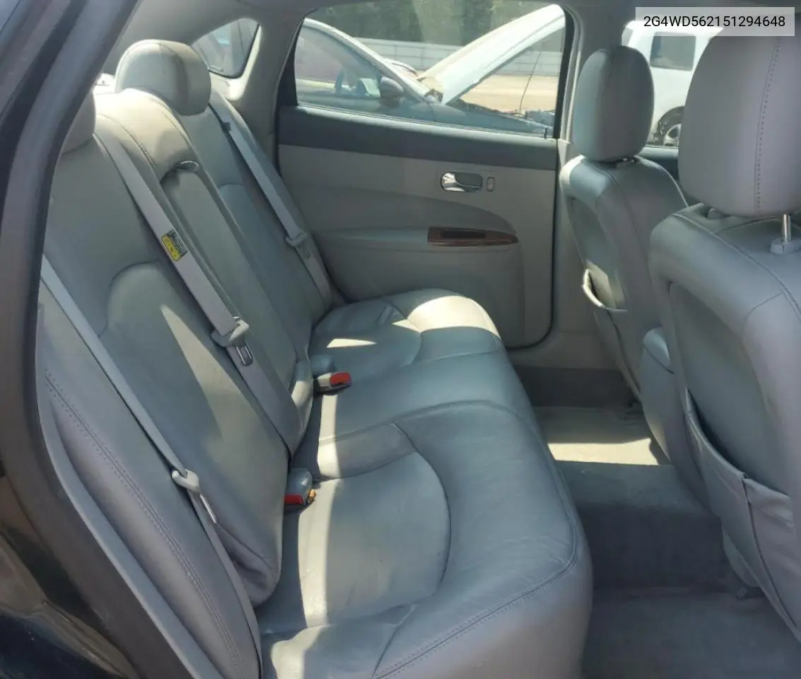 2005 Buick Lacrosse Cxl VIN: 2G4WD562151294648 Lot: 60861995