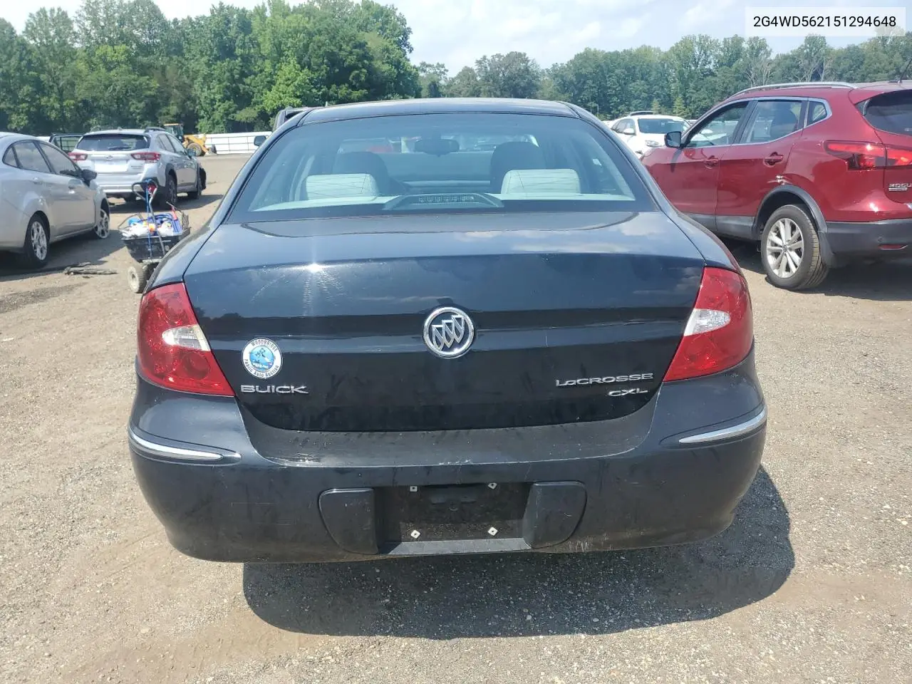 2005 Buick Lacrosse Cxl VIN: 2G4WD562151294648 Lot: 60861995
