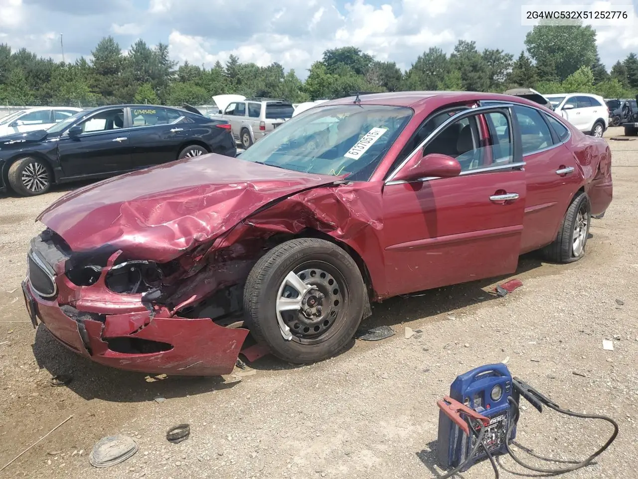 2005 Buick Lacrosse Cx VIN: 2G4WC532X51252776 Lot: 61370515