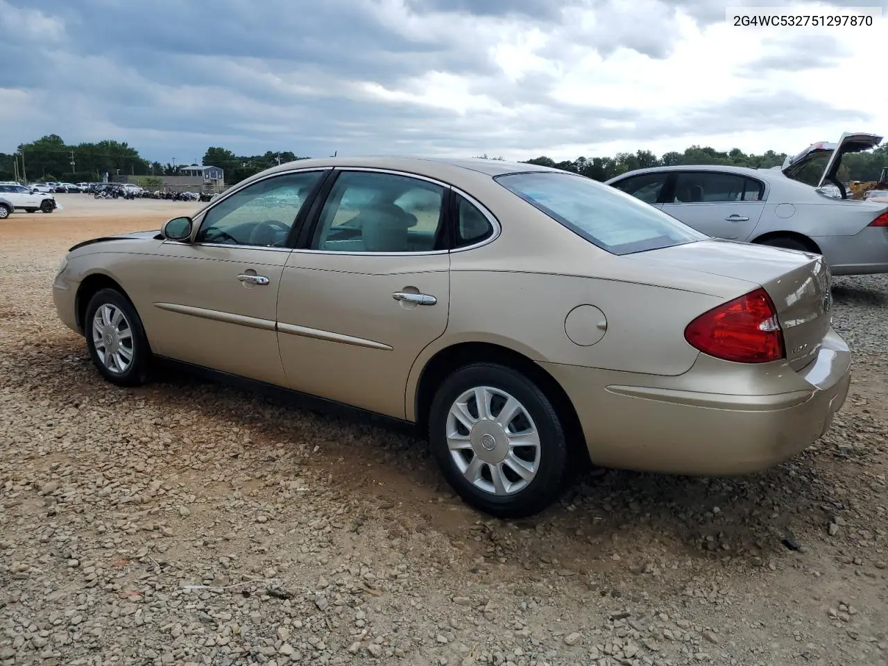 2005 Buick Lacrosse Cx VIN: 2G4WC532751297870 Lot: 62760645
