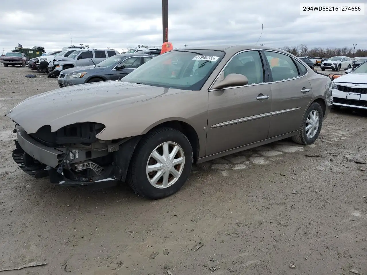 2006 Buick Lacrosse Cxl VIN: 2G4WD582161274656 Lot: 47949225