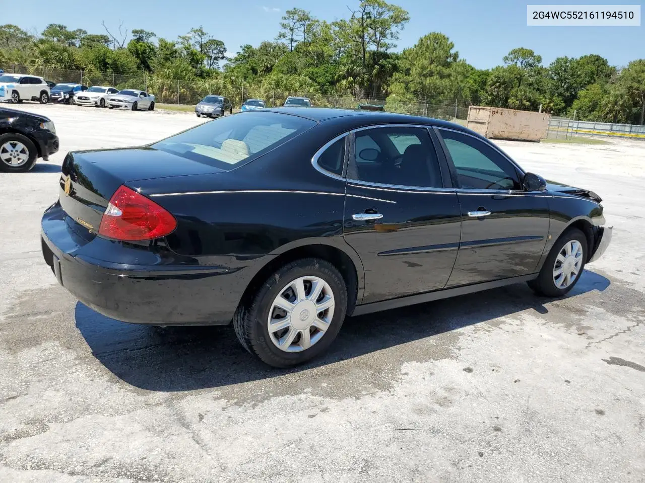 2006 Buick Lacrosse Cx VIN: 2G4WC552161194510 Lot: 52939225