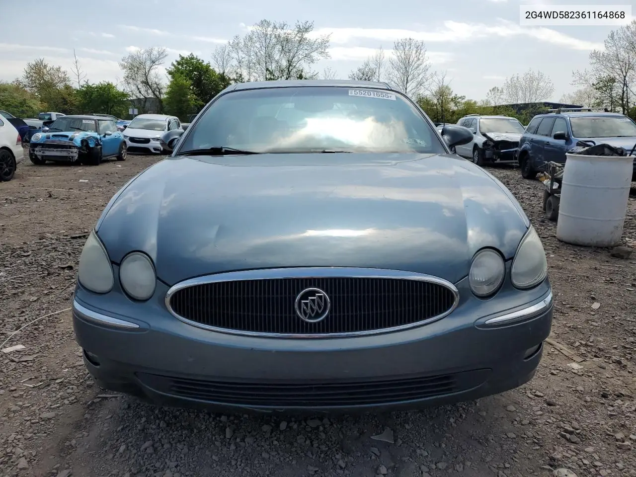 2006 Buick Lacrosse Cxl VIN: 2G4WD582361164868 Lot: 55201655