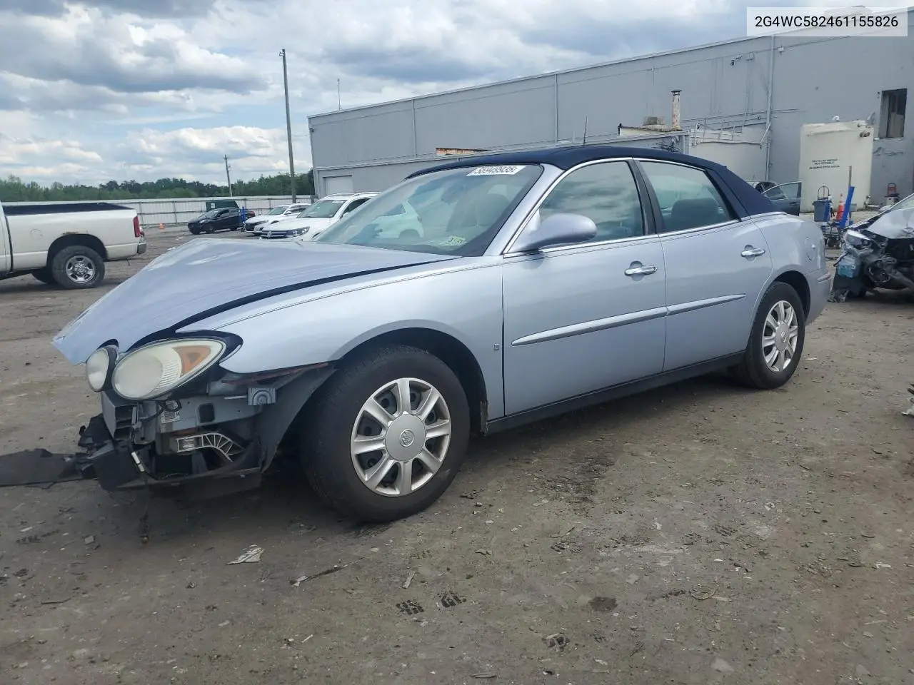 2006 Buick Lacrosse Cx VIN: 2G4WC582461155826 Lot: 55949935