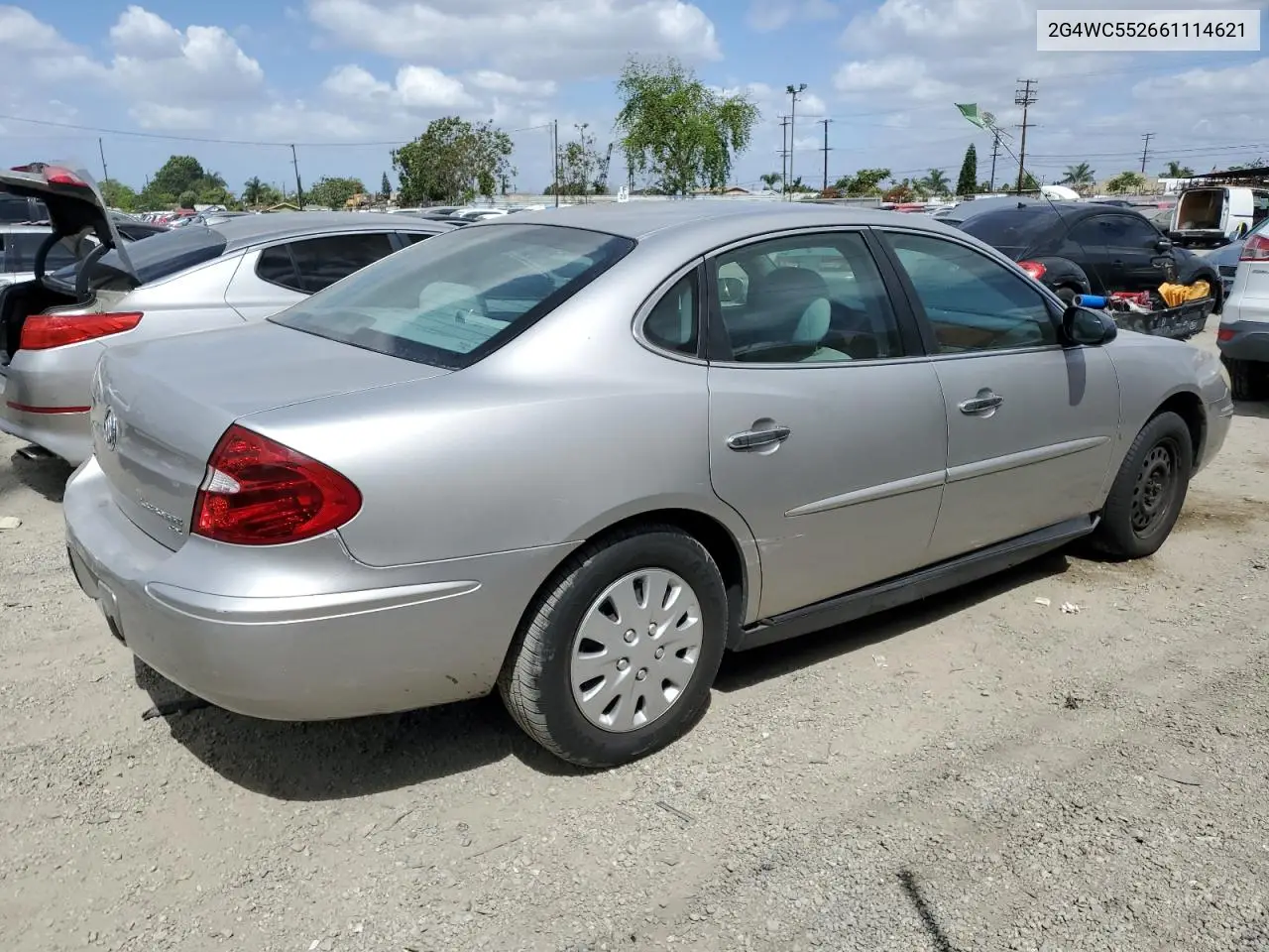 2006 Buick Lacrosse Cx VIN: 2G4WC552661114621 Lot: 56751965