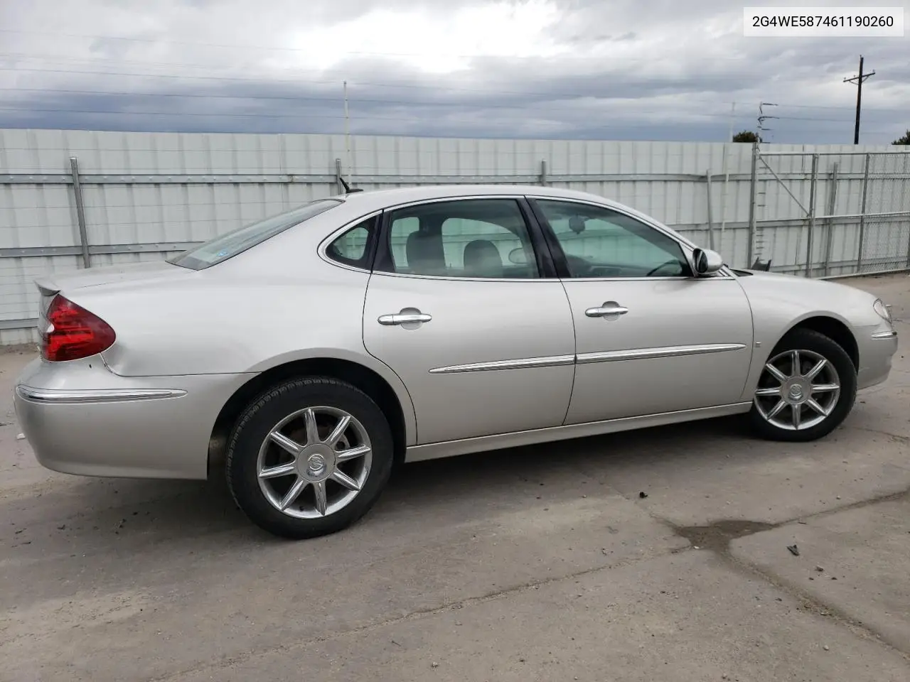 2006 Buick Lacrosse Cxs VIN: 2G4WE587461190260 Lot: 56756055