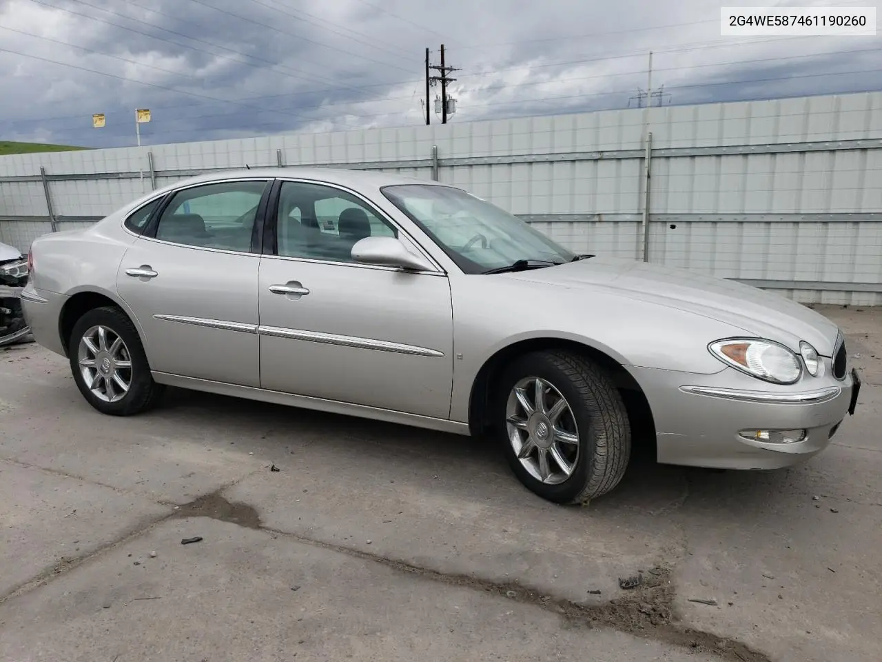 2006 Buick Lacrosse Cxs VIN: 2G4WE587461190260 Lot: 56756055