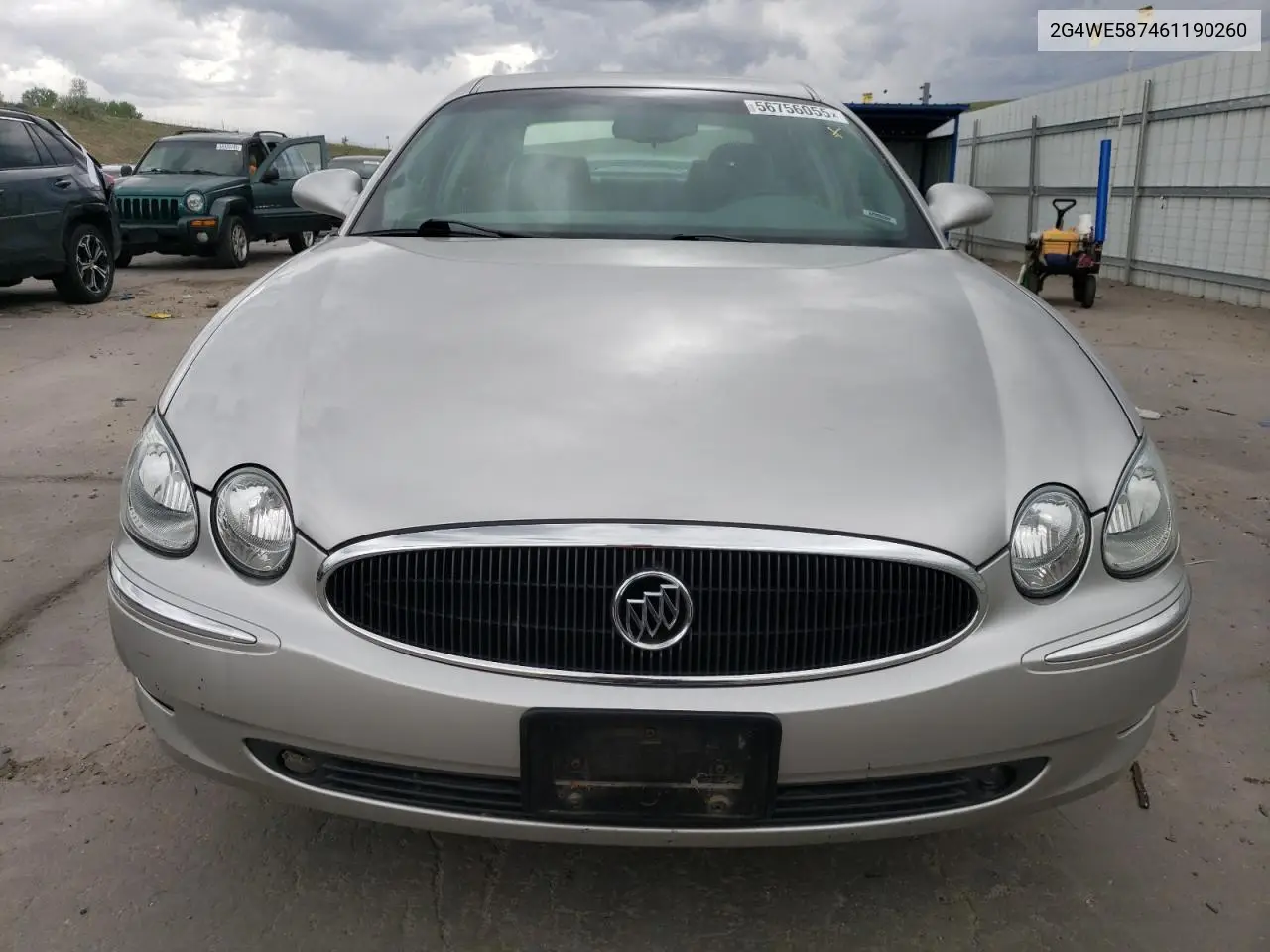 2006 Buick Lacrosse Cxs VIN: 2G4WE587461190260 Lot: 56756055