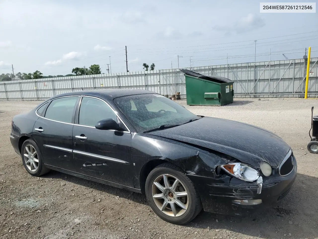 2006 Buick Lacrosse Cxs VIN: 2G4WE587261212546 Lot: 60902365