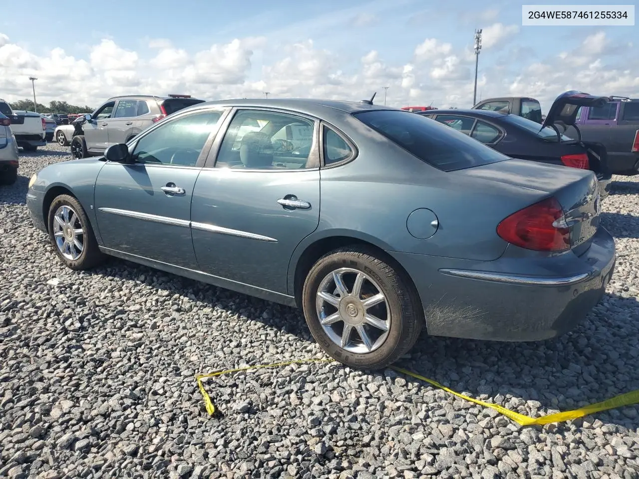 2006 Buick Lacrosse Cxs VIN: 2G4WE587461255334 Lot: 61835045