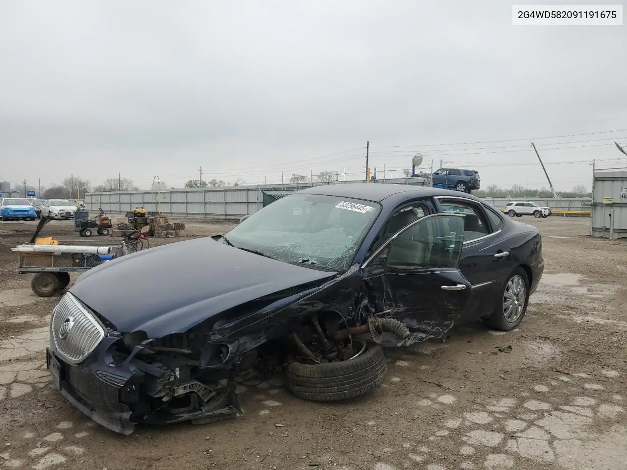 2009 Buick Lacrosse Cxl VIN: 2G4WD582091191675 Lot: 53296445