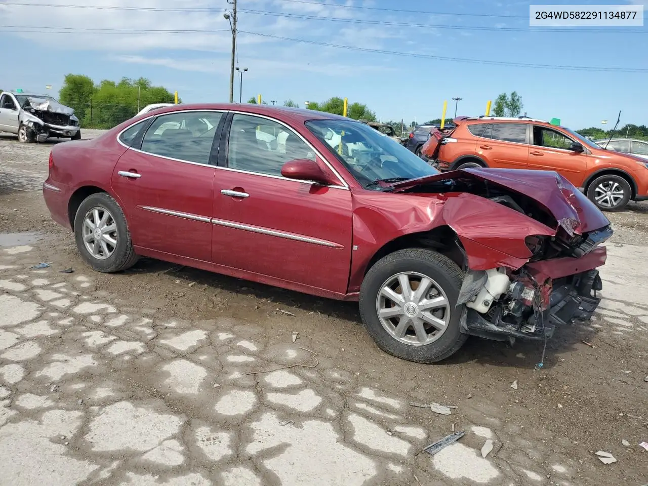 2009 Buick Lacrosse Cxl VIN: 2G4WD582291134877 Lot: 63050685