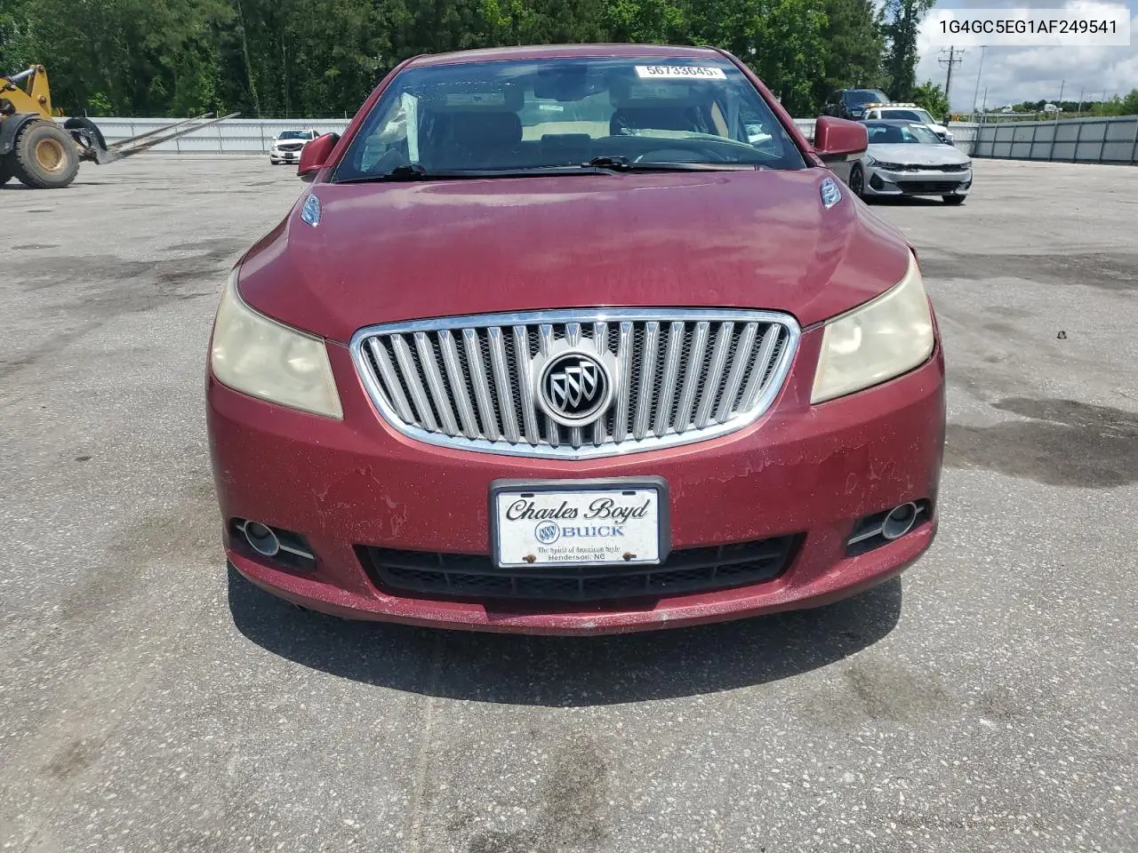 2010 Buick Lacrosse Cxl VIN: 1G4GC5EG1AF249541 Lot: 56733645
