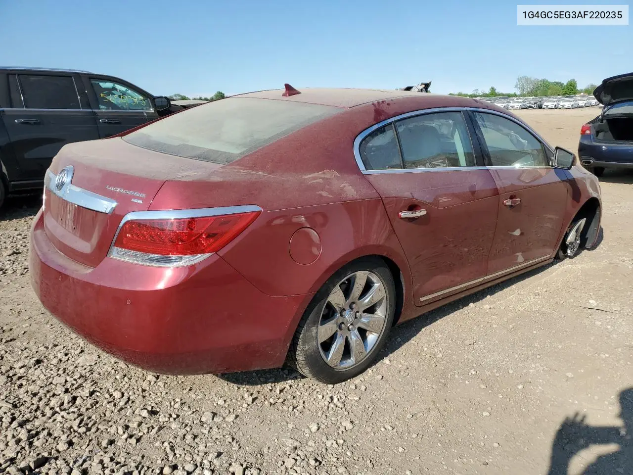 2010 Buick Lacrosse Cxl VIN: 1G4GC5EG3AF220235 Lot: 57124615