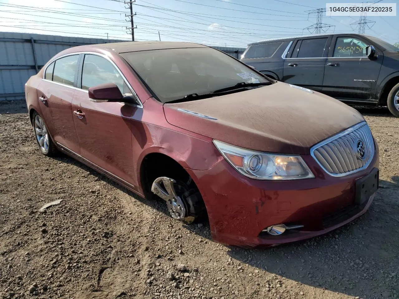 2010 Buick Lacrosse Cxl VIN: 1G4GC5EG3AF220235 Lot: 57124615