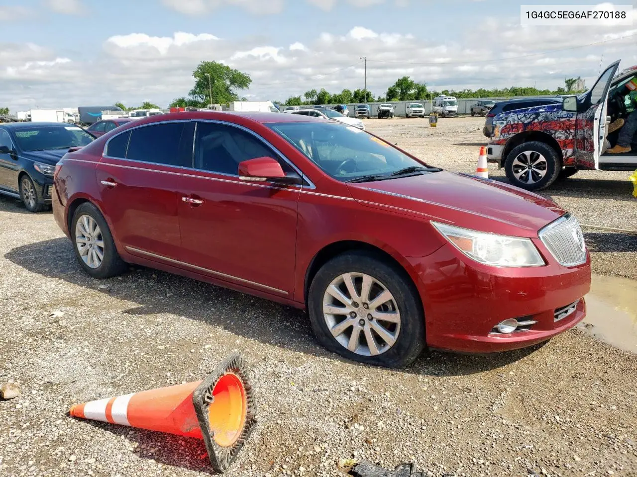 2010 Buick Lacrosse Cxl VIN: 1G4GC5EG6AF270188 Lot: 58782815
