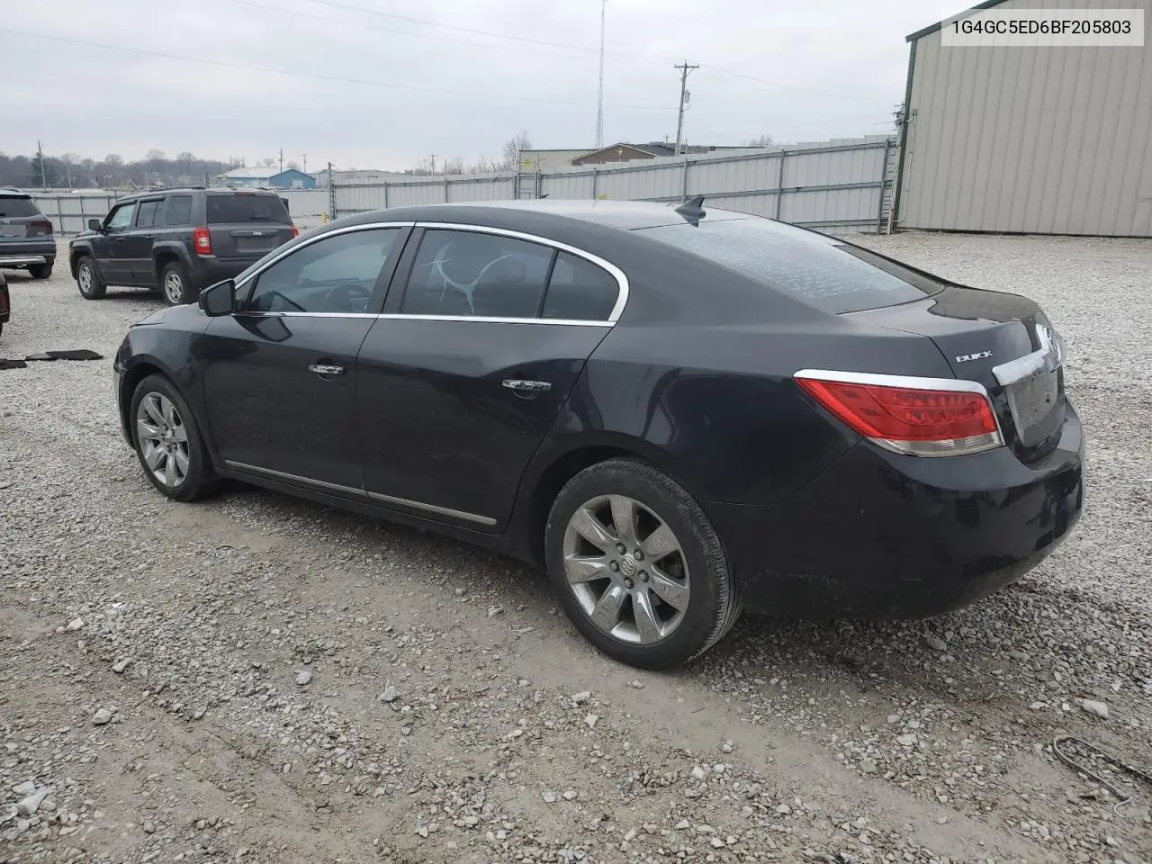2011 Buick Lacrosse Cxl VIN: 1G4GC5ED6BF205803 Lot: 44799075