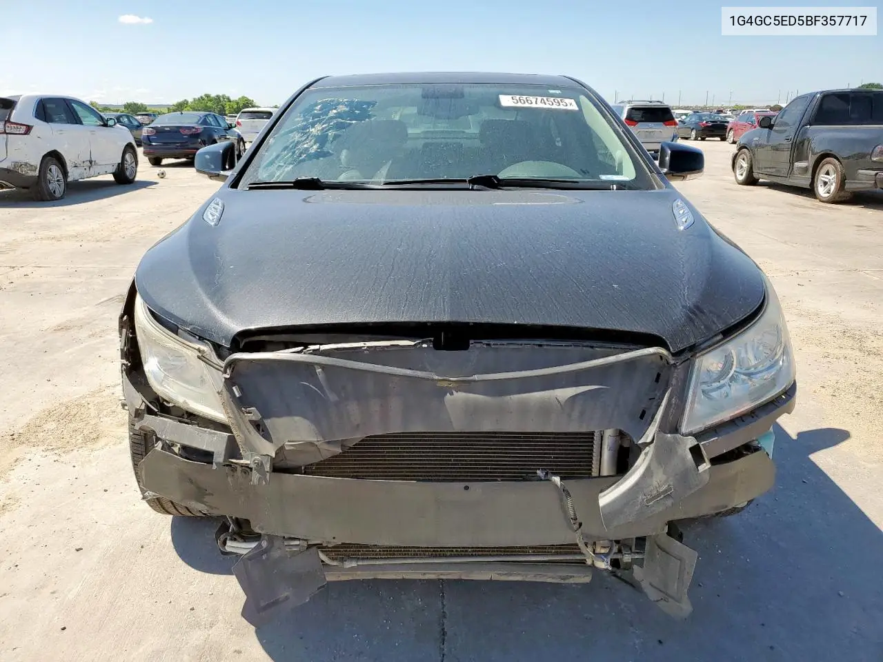 2011 Buick Lacrosse Cxl VIN: 1G4GC5ED5BF357717 Lot: 56674595