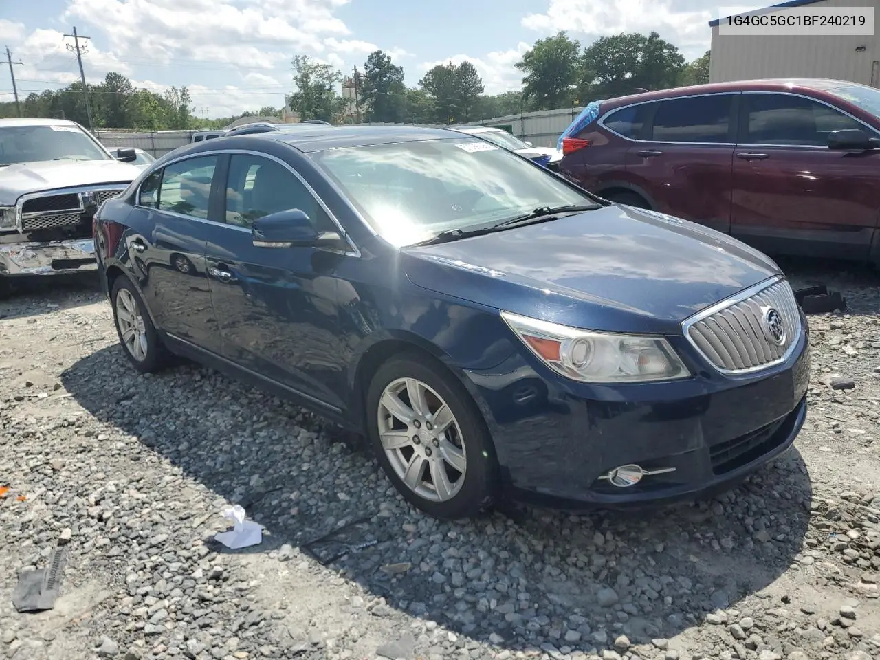 2011 Buick Lacrosse Cxl VIN: 1G4GC5GC1BF240219 Lot: 57099625