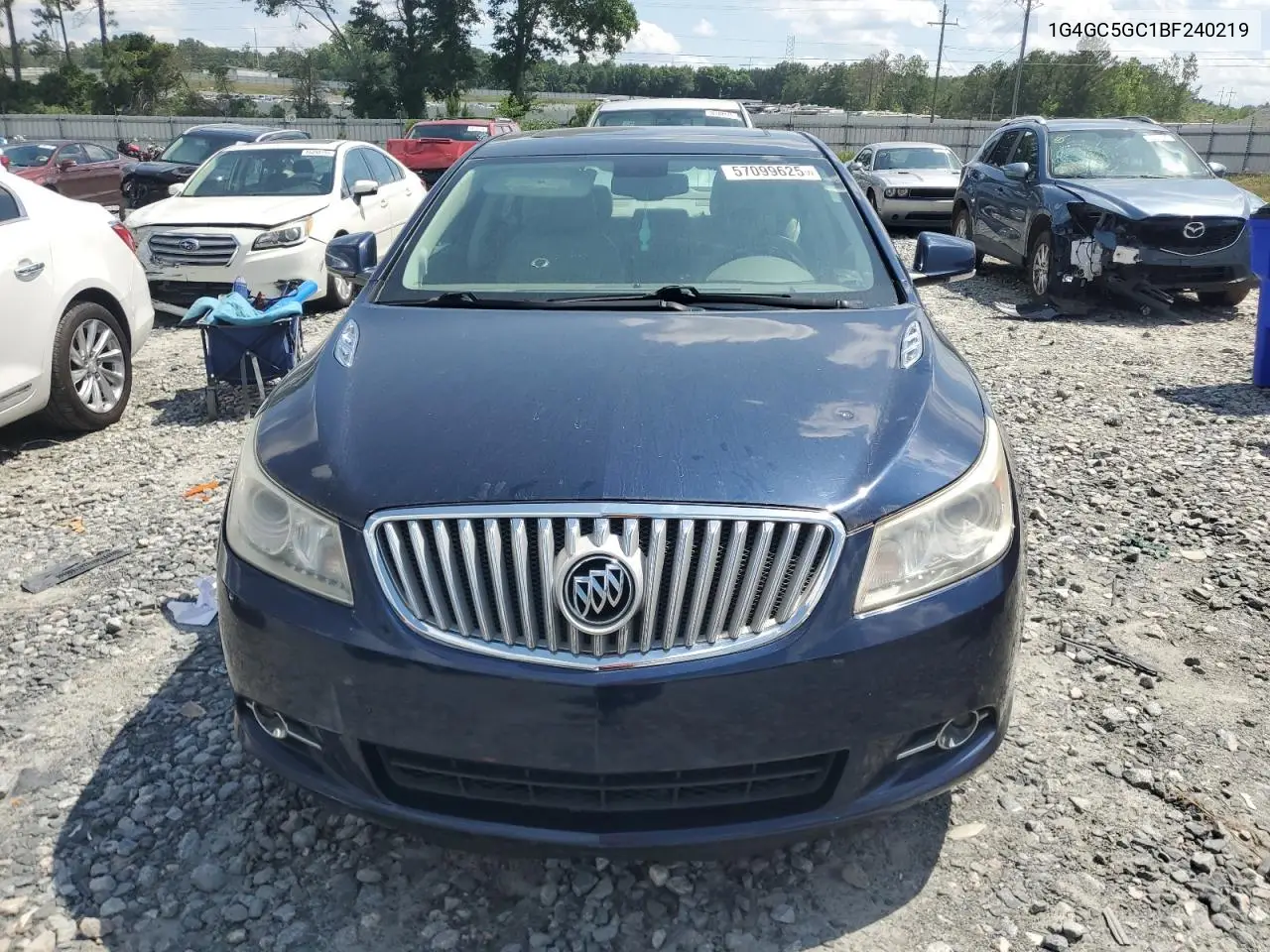 2011 Buick Lacrosse Cxl VIN: 1G4GC5GC1BF240219 Lot: 57099625