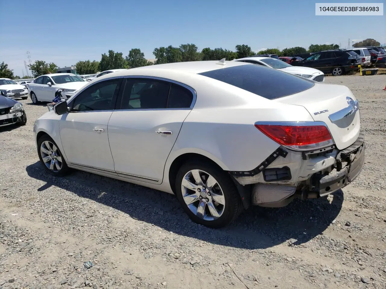 2011 Buick Lacrosse Cxs VIN: 1G4GE5ED3BF386983 Lot: 57137525