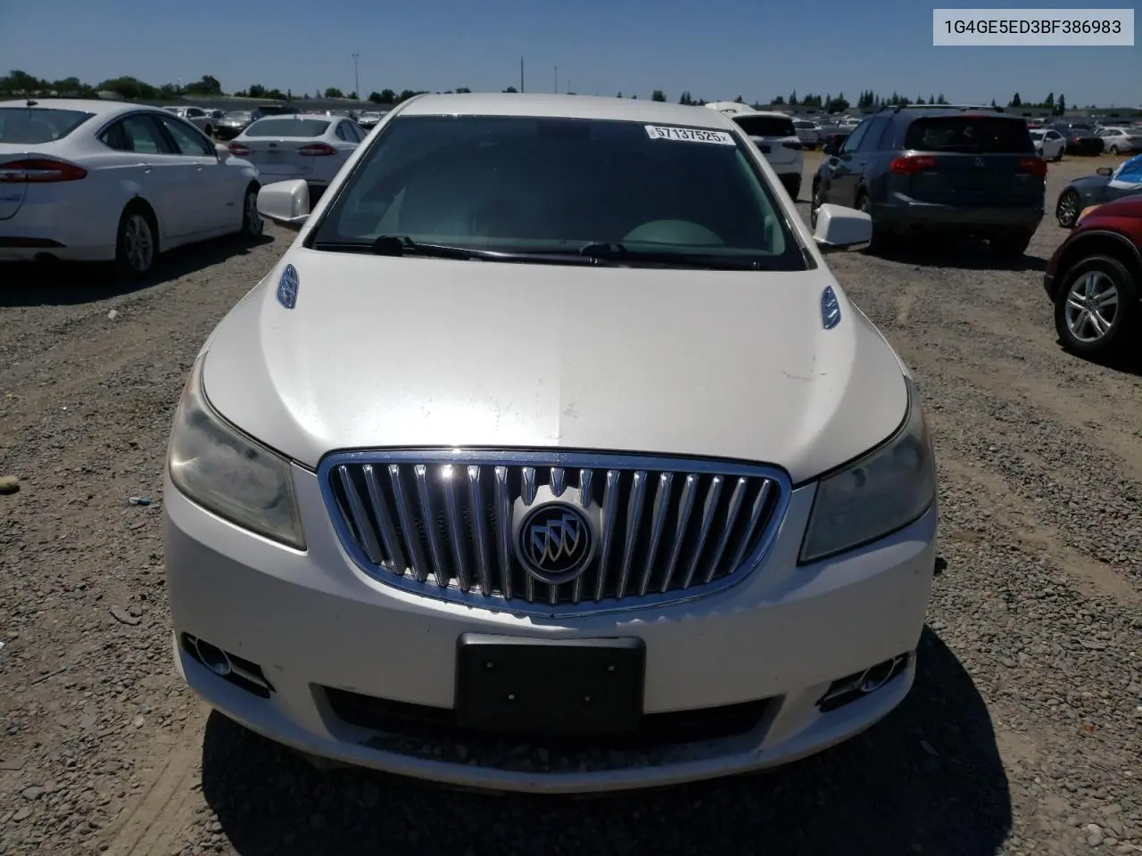 2011 Buick Lacrosse Cxs VIN: 1G4GE5ED3BF386983 Lot: 57137525