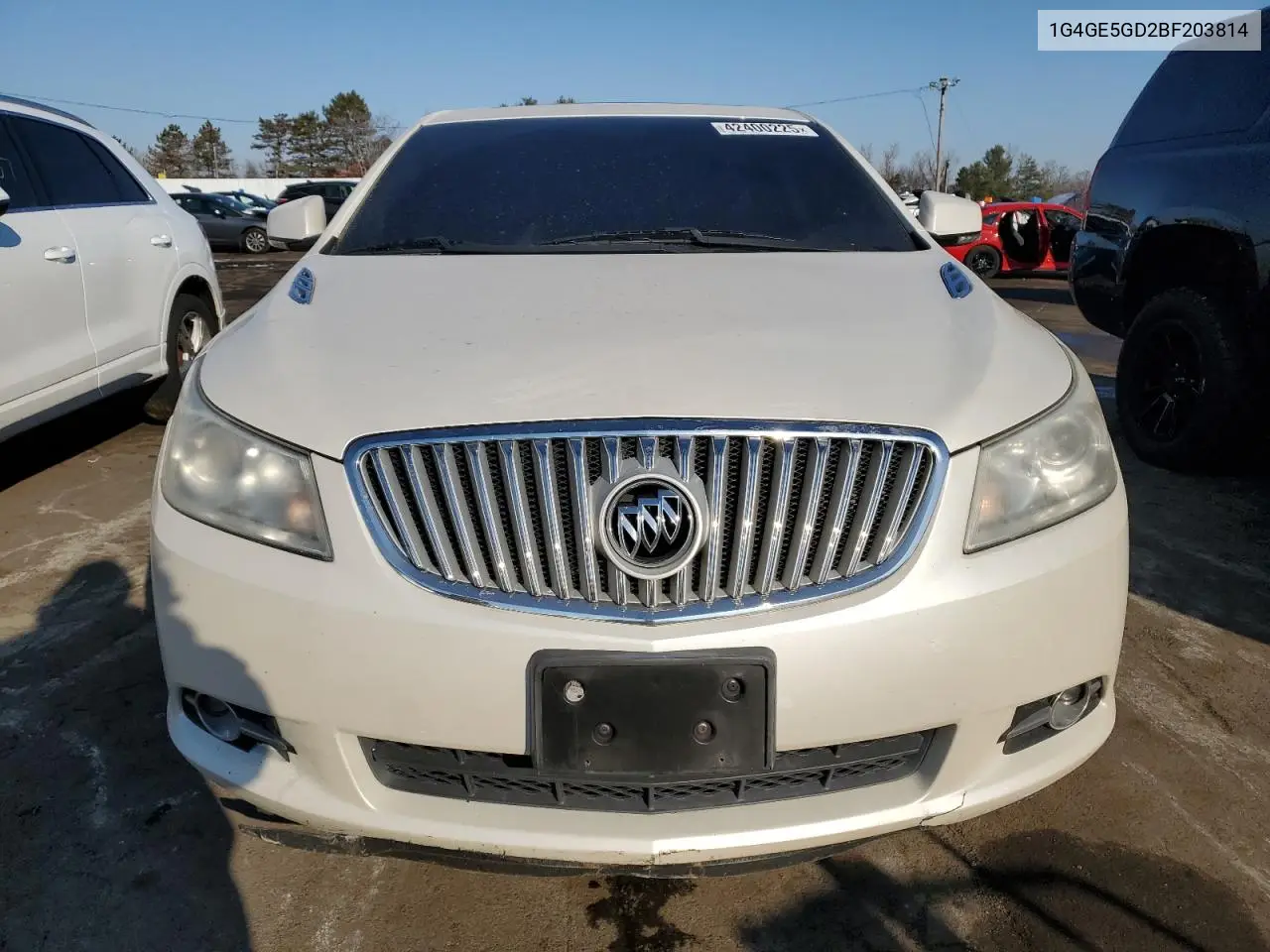 2011 Buick Lacrosse Cxs VIN: 1G4GE5GD2BF203814 Lot: 57263215
