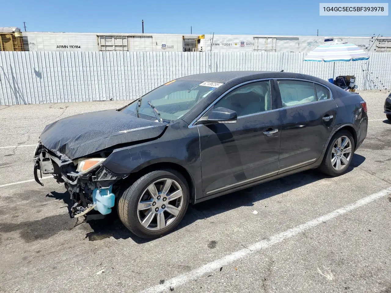 2011 Buick Lacrosse Cxl VIN: 1G4GC5EC5BF393978 Lot: 62136255