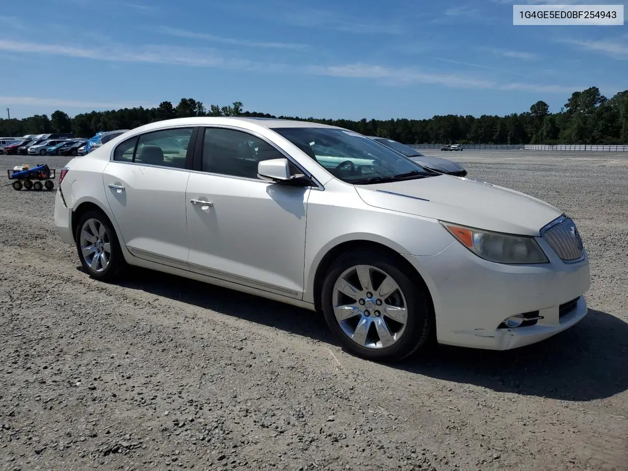 1G4GE5ED0BF254943 2011 Buick Lacrosse Cxs