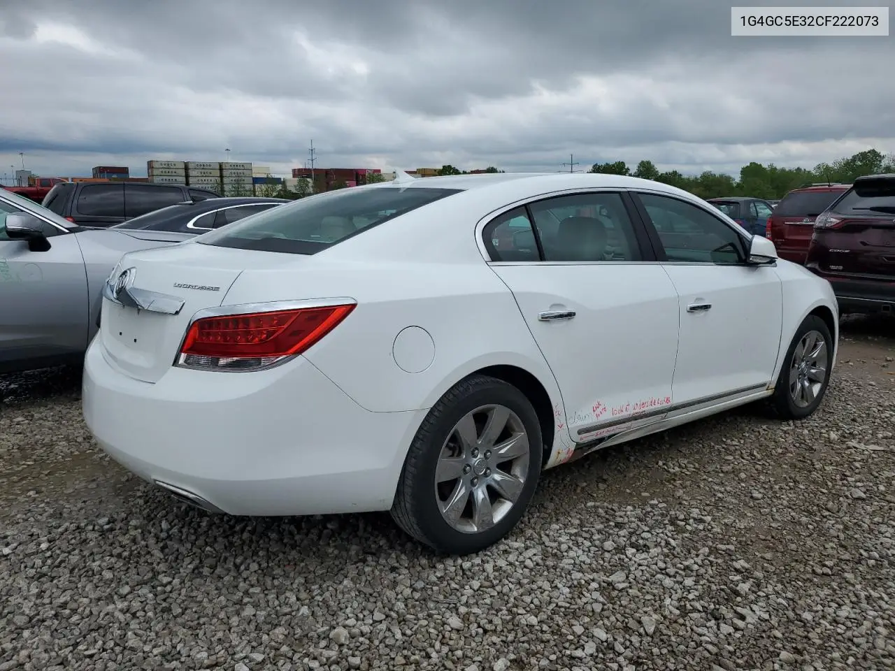 2012 Buick Lacrosse VIN: 1G4GC5E32CF222073 Lot: 56491105
