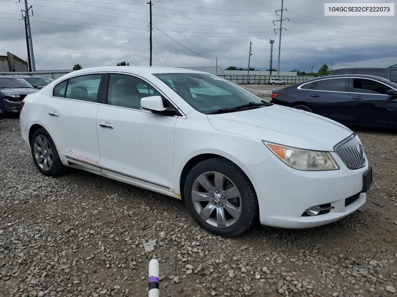 2012 Buick Lacrosse VIN: 1G4GC5E32CF222073 Lot: 56491105