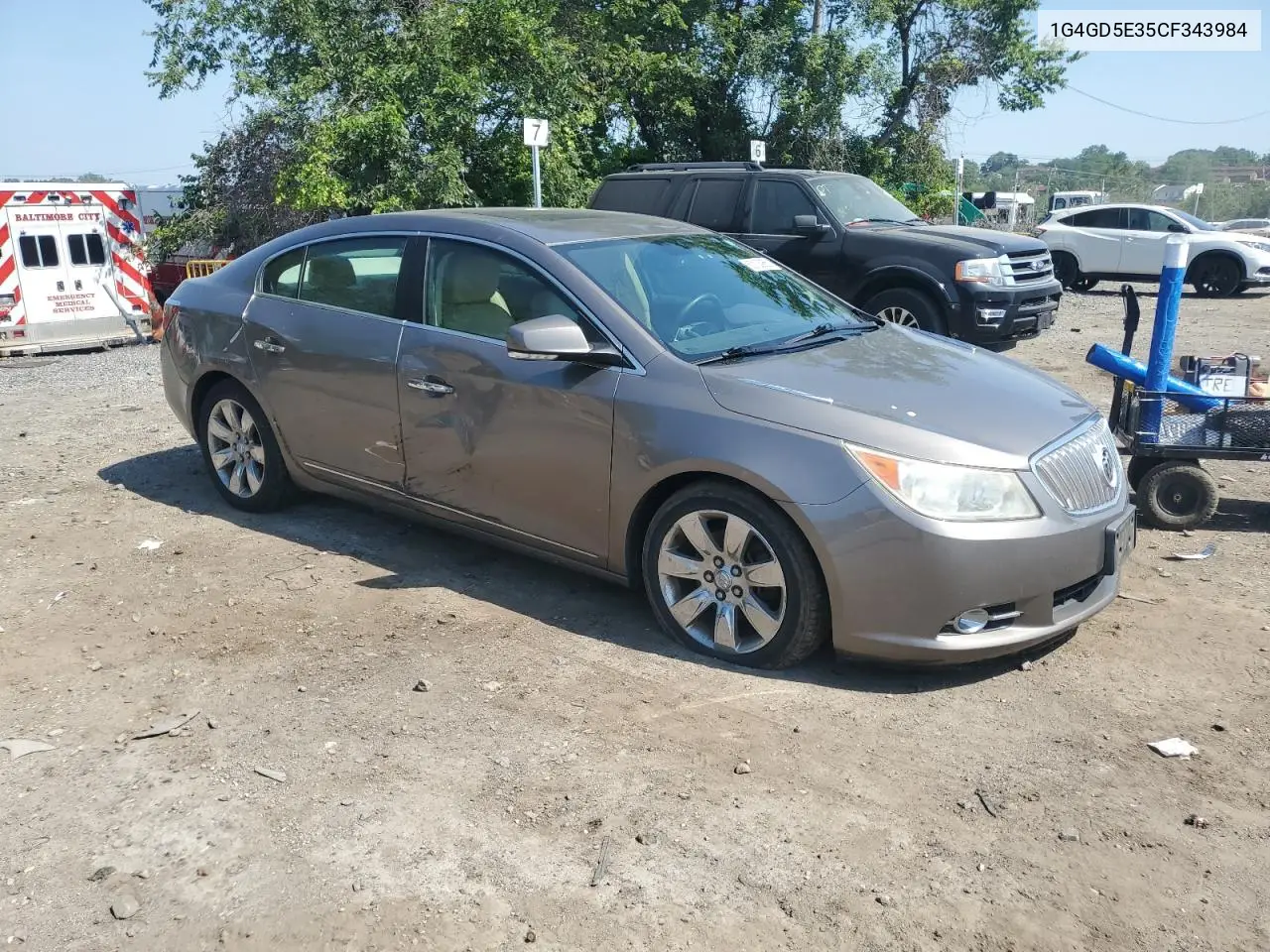 2012 Buick Lacrosse Premium VIN: 1G4GD5E35CF343984 Lot: 62103955
