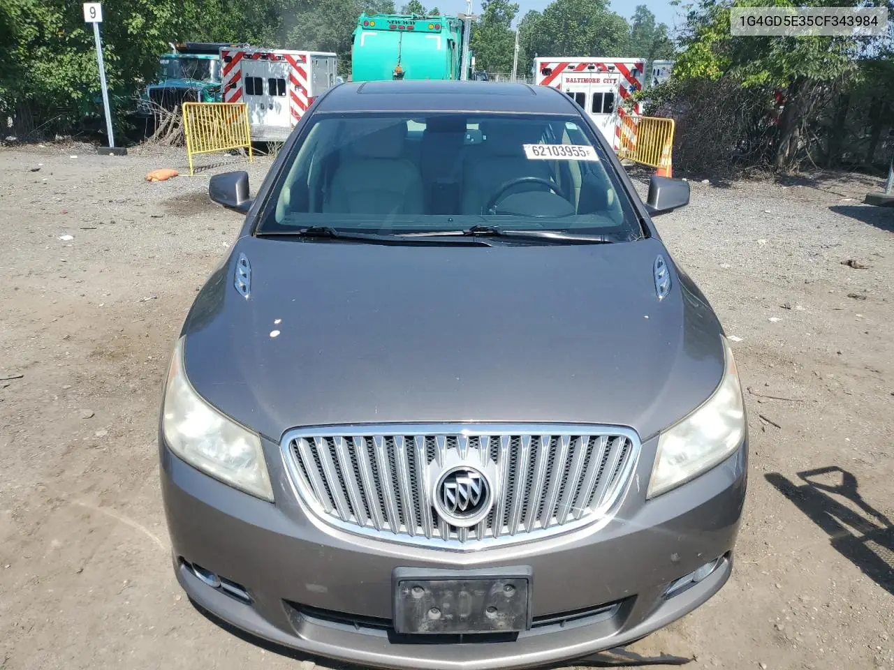 2012 Buick Lacrosse Premium VIN: 1G4GD5E35CF343984 Lot: 62103955