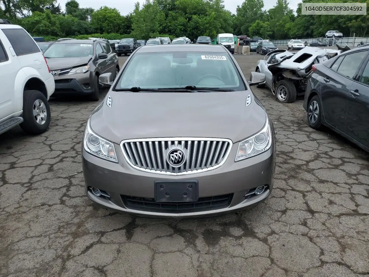2012 Buick Lacrosse Premium VIN: 1G4GD5ER7CF304592 Lot: 62604355
