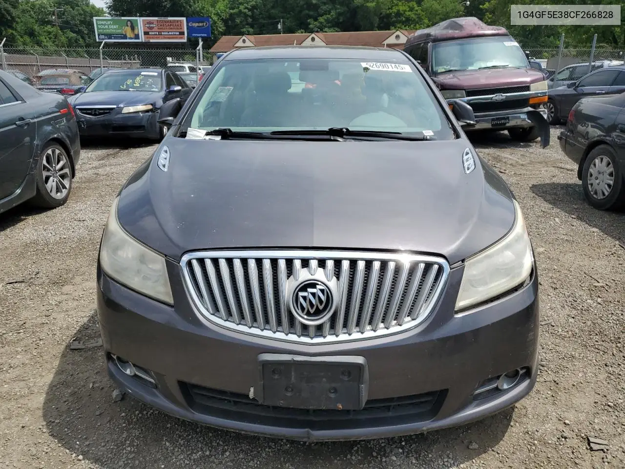 2012 Buick Lacrosse Premium VIN: 1G4GF5E38CF266828 Lot: 62690145