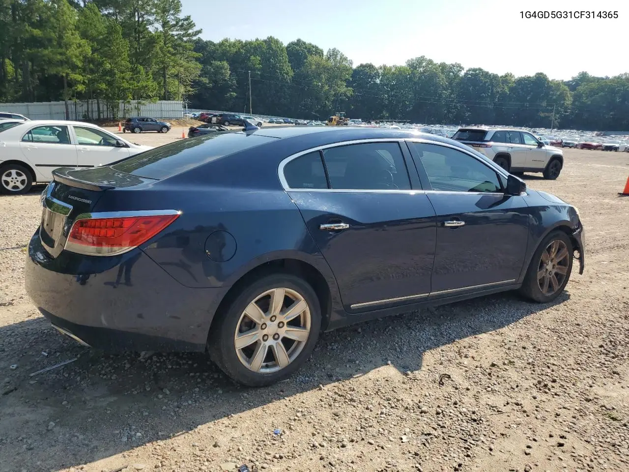 2012 Buick Lacrosse Premium VIN: 1G4GD5G31CF314365 Lot: 62789505